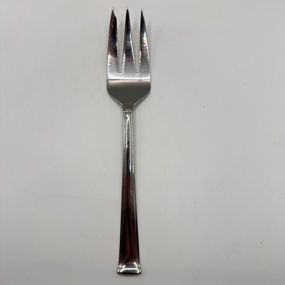 Sabatier 18/10 Stainless Steel Cold Meat Fork 3 Tine‎ Serving Flatware Silver